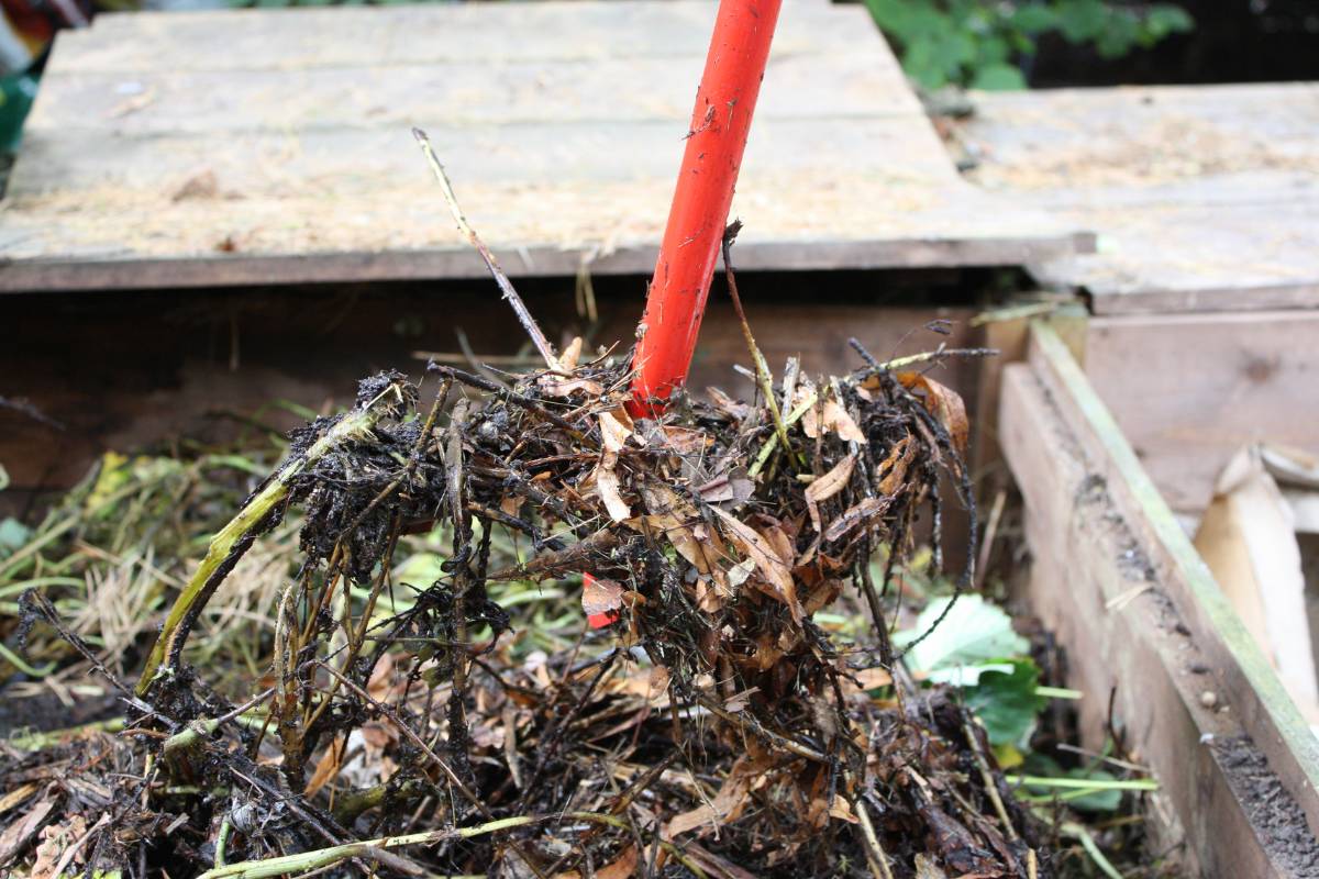 Compost Heap Stirrer and Aerator